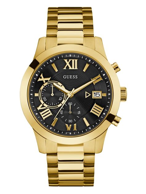 guess gold watch|guess gold tone watch.